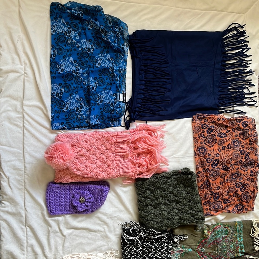 Scarf/Hat/Winter headband BUNDLE